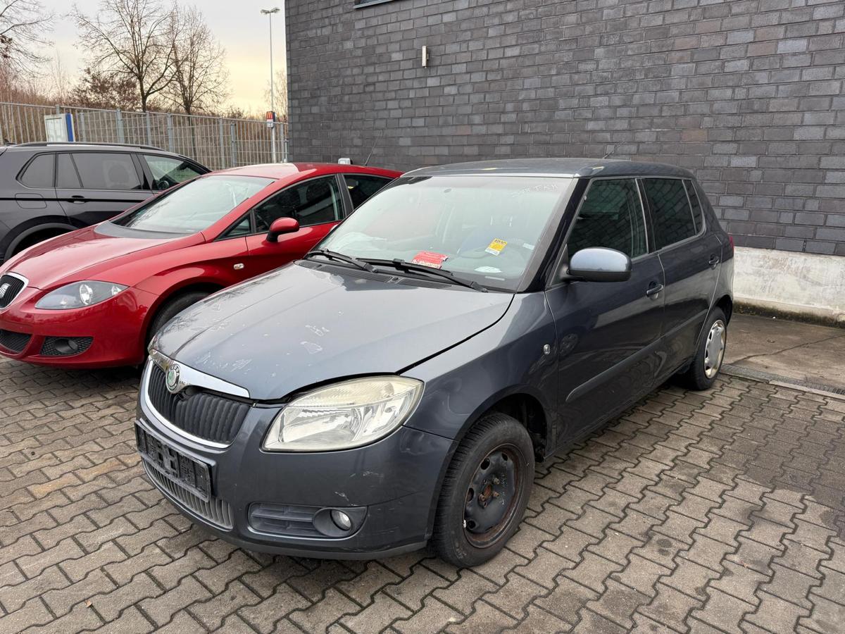 Skoda Fabia 2 5J original Motorhaube LF8J Anthrazitgrau BJ09